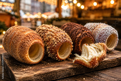 Hungarian Kurtoskalacs Chimney Cakes with Cinnamon and Sugar