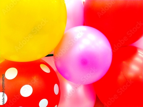 Vibrant Multicolored Balloons for Birthday Party Celebration and Festive Decoration