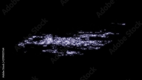 Darknet digital glitch text animation, cyber security and hacking concept, distorted neon typography
