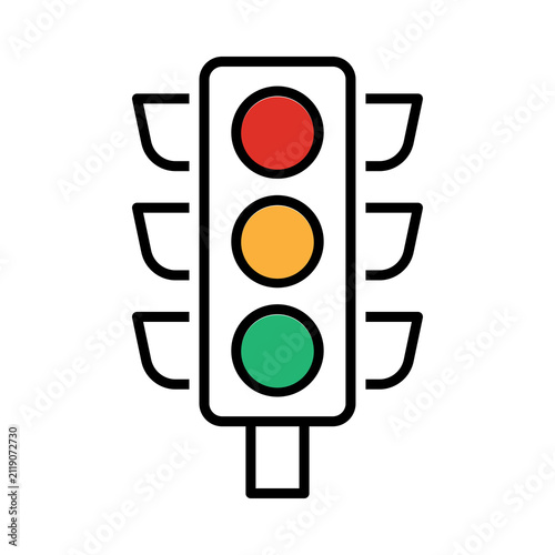 Thin traffic light