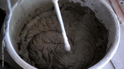 Mixing Construction Compound