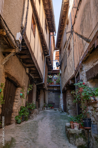 фотографія A typical, picturesque street in Miranda del Castañar, Salamanca, Castile and Le