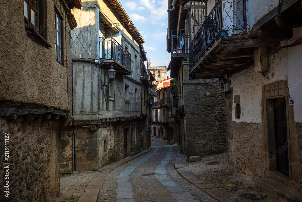 Fototapeta premium Picturesque spots in Mogarraz, Salamanca, Castile and León, Spain