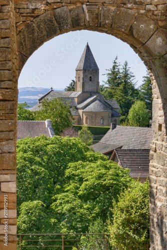 Village médiéval de Brancion en Bourgogne 