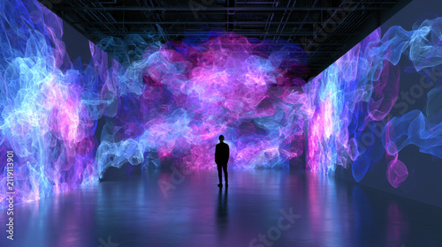 immersive augmented reality art gallery experience