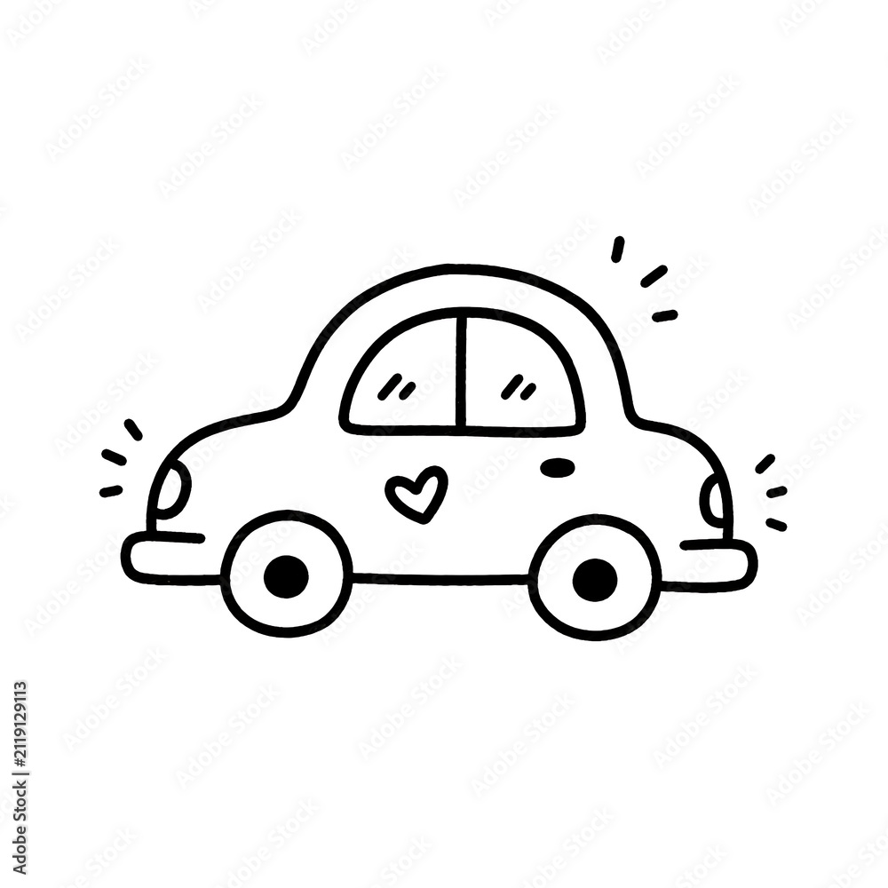 Fototapeta premium car icon vector illustration