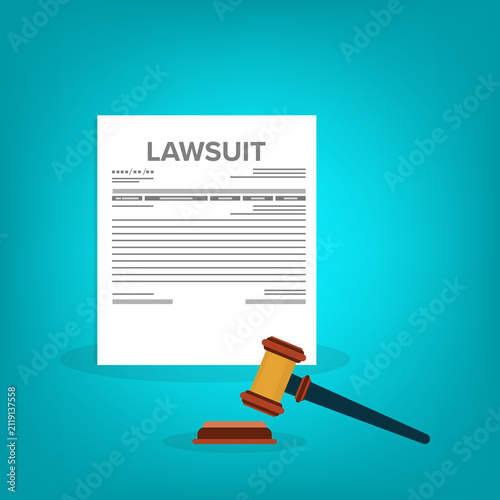 Obraz na plátne Legal Complaint Filing Document