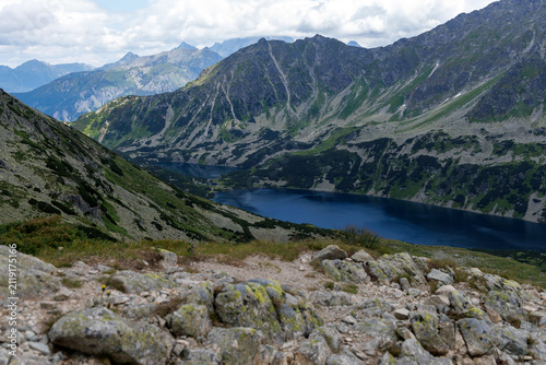 High Altitude Mountain Lake View in Tatras