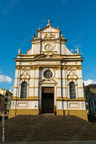 Antonio Prado, Brazil - July 24th 2025: Sagrado Coração de Jesus Parish, main church in Antônio Prado, a historic landmark of the city