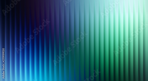 Obraz na plátně Elegant dark blue and green gradient background with subtle vertical lines and s