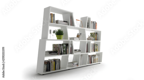 White Bookcase