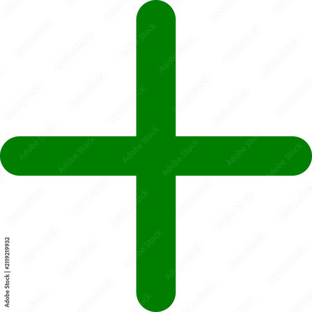 Obraz premium Green WhatsApp Add Plus Icon Isolated on Transparent Background PNG Chat Vector Symbol