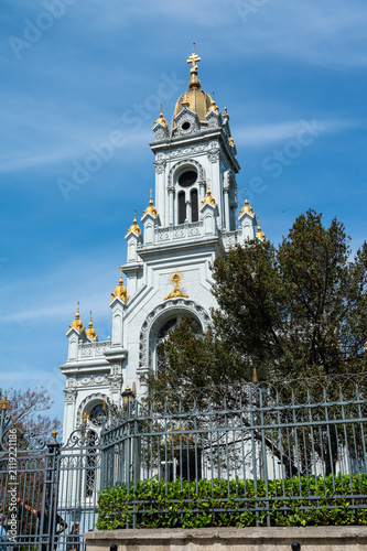 facade of an bulgarian church.