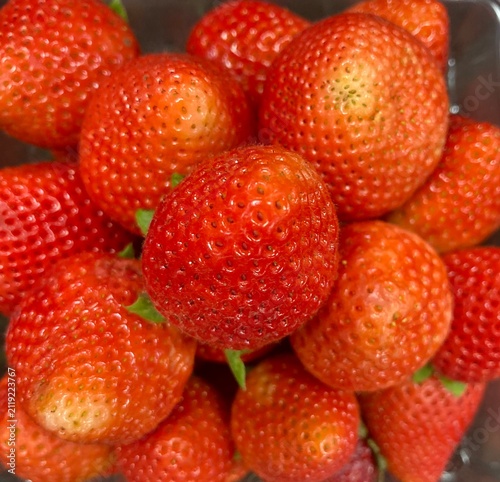 strawberries close up