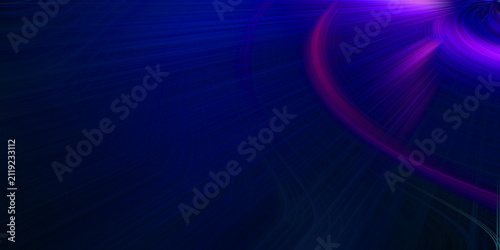 Abstract blue light lines glowing motion curves technology background digital wallpaper.