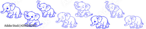 Photography baby elephants