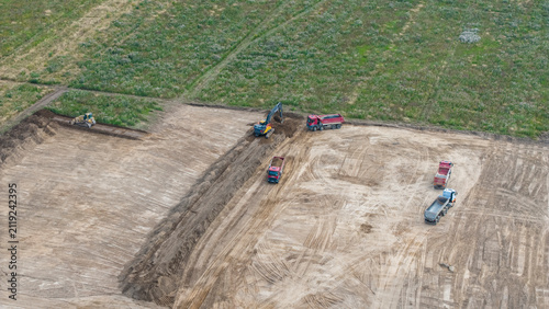 Site preparation for the construction of a missile factory for Homar-K launchers in Gorzów Wielkopolski (Poland)