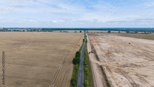 Site preparation for the construction of a missile factory for Homar-K launchers in Gorzów Wielkopolski (Poland)