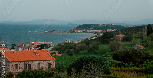 Cunda island Ayvalik Turkey Aegean Sea and nature