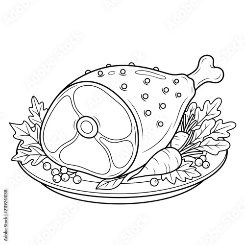 fish on a plate