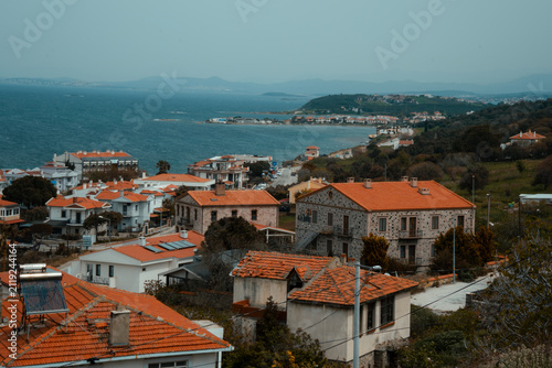 Cunda island Ayvalik Turkey Aegean Sea and nature