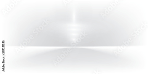 Konstfotografi White podium with limbo background. abstract illustration