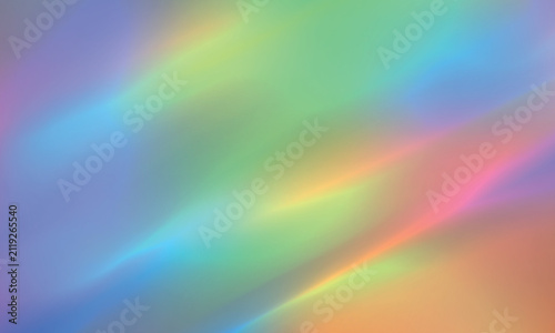 Abstract green wavy background with soft smooth gradient, vector illustration