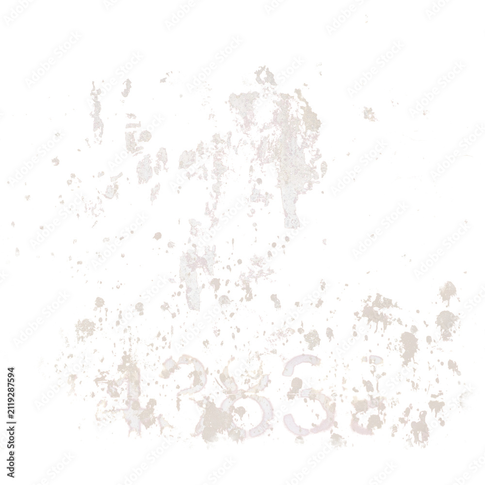 Obraz premium Old and Dirty Wall Paint Peel Decal Texture Isolated
