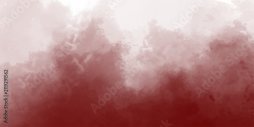 Red smoke stripe from down left corner to right upper corner. Dark Red vector backdrop with cumulus. Colored smoke on white background. Colorful illustration with abstract gradient clouds. 