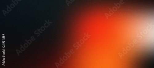 Abstract black and red grainy gradient background with noise texture
