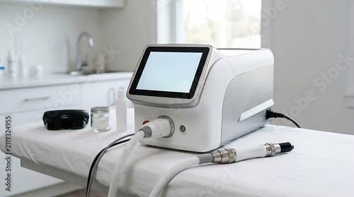 Laser Hair Removal and Skin Treatment Machine in a Professional Clinic