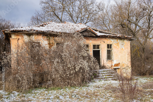 Abandoned house in rural Bulgaria.