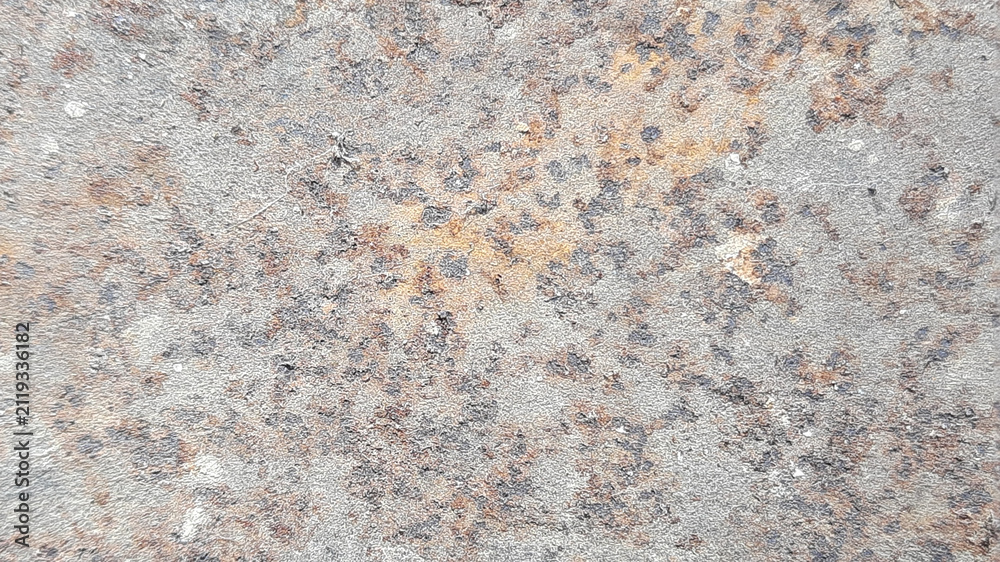 Fototapeta premium Rusted brown metal surface with heavy corrosion and rough texture.