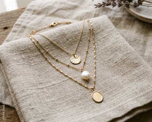 necklaces jewelry golden