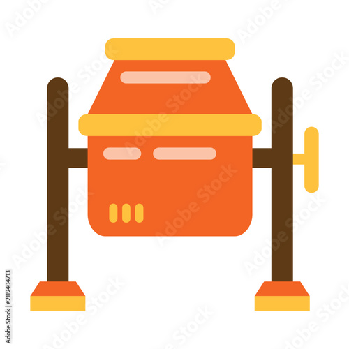 Concrete Mixer icon design