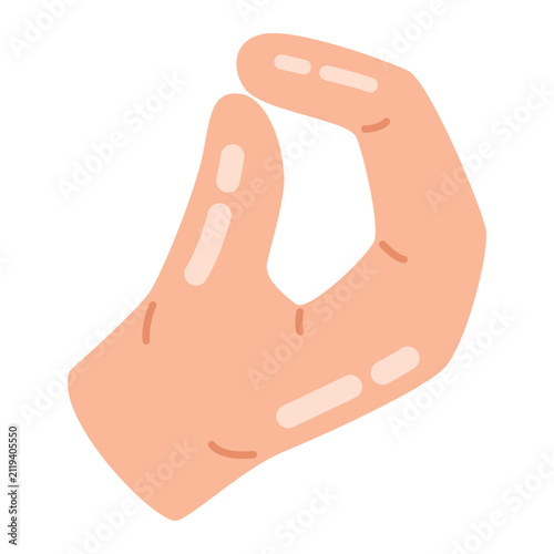 Pinching Hand Icon Design