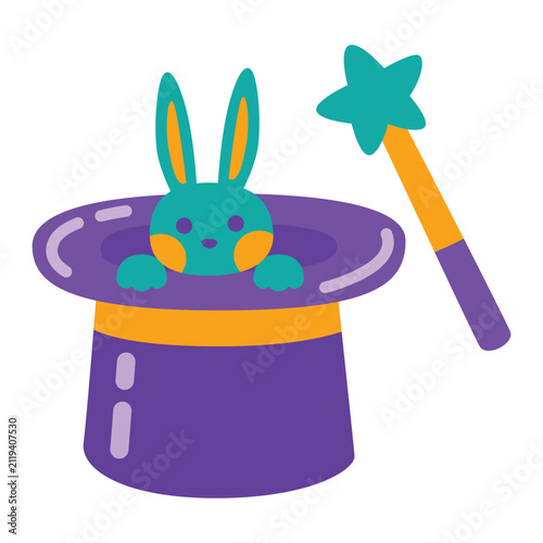 Magic Hat Halloween icon design
