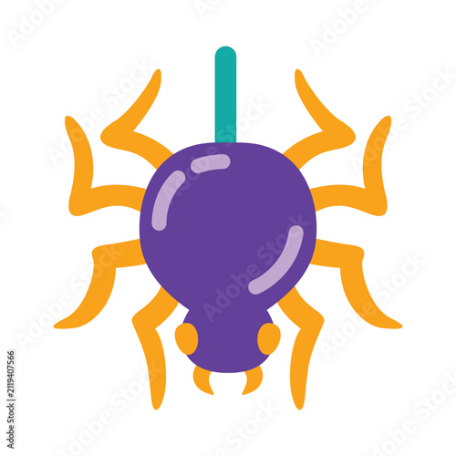 Spider Halloween icon design