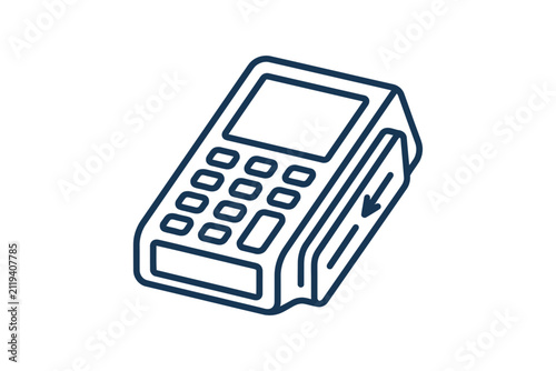Credit Card Payment Terminal Icon