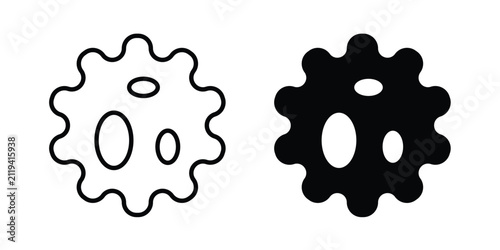 Obraz na płótnie White blood cell icon flat art series