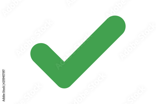 Green Check Mark Vector Illustration