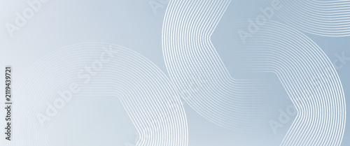 Abstract hexagonal lines on a gray background, featuring geometric stripe line art. Perfect for posters, brochures, covers, websites, and banners.
