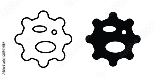 Fotografía White blood cell icon for marketing designs