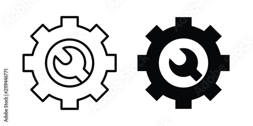 Foto Maintainance icon minimal logo collection