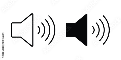 Fotografie Sound volume icon for creative projects