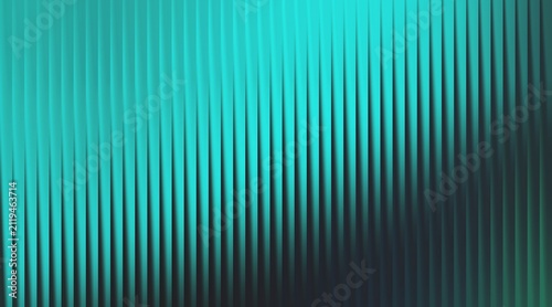 Abstract teal vertical lines background. Modern gradient texture with striped pattern.