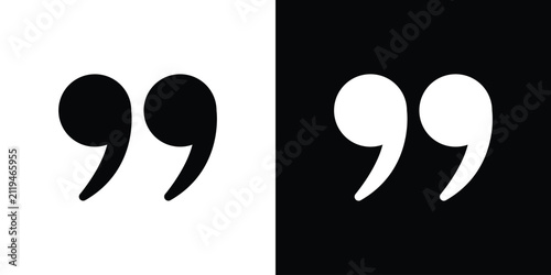 Foto Quote right icon for creative projects