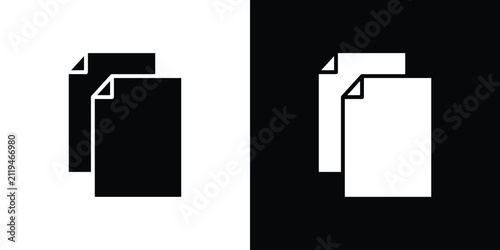 Картината върху платно Duplicate icon for creative projects