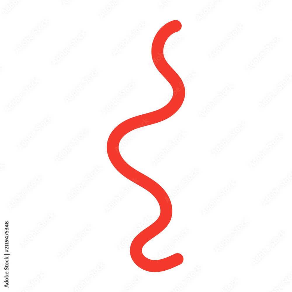 Fototapeta premium Swirl Doodle Line