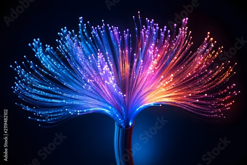 Fiber optic communication cable for ultra fast internet and high speed data transmission